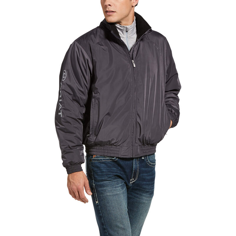 Ariat Jacke Herren - Team Logo Insulated DunkelGrau ( DENUY-0541 )